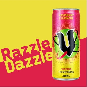 V Raspberry Lemon V Energy Drink Raspberry Lemonade x 24 – Roshan Packages