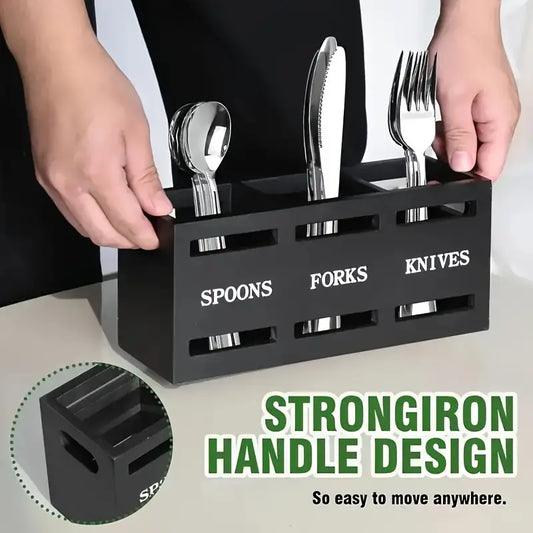 Wooden Kitchen Utensil Holder