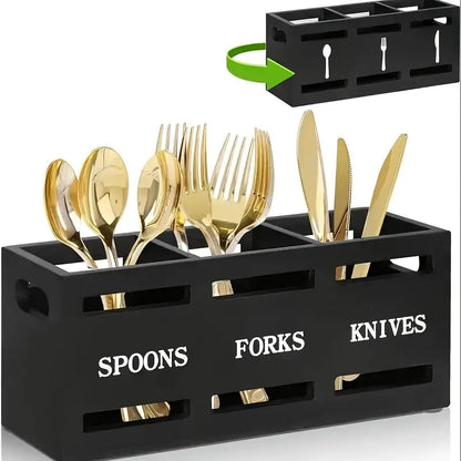 Wooden Kitchen Utensil Holder