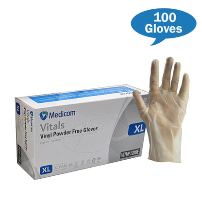Medicom Vinyl Gloves (EXTRA LARGE) x 10