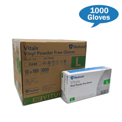 Medicom Vinyl Gloves (Large) x 10
