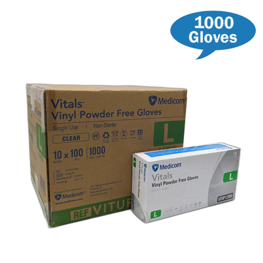 Medicom Vinyl Gloves (Large) x 10
