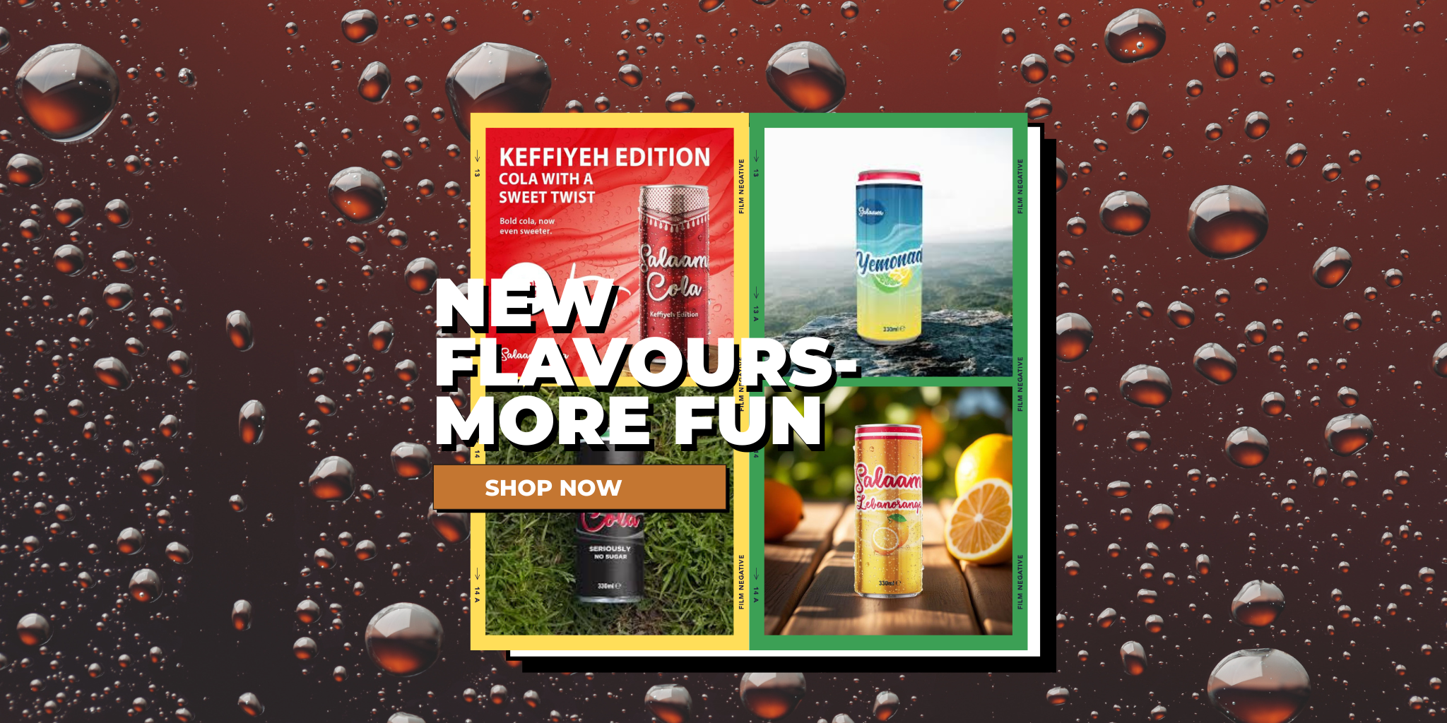 Salaam Cola New Flavours available at Roshan Packages Australia at lowest prices