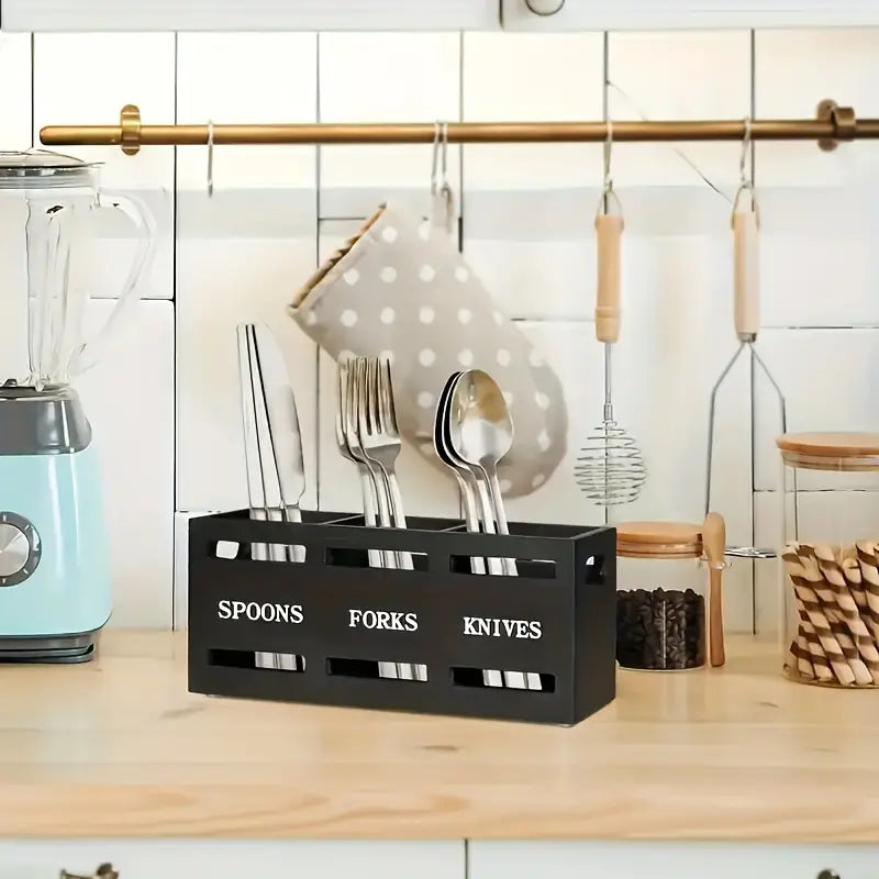 Wooden Kitchen Utensil Holder
